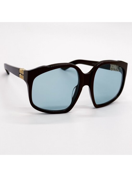 NEW MIU MIU SUNGLASSES MUA07S 24D20R WOMEN BROWN/BLUE MU A07S, SMU A07 EYEWEAR main image 9